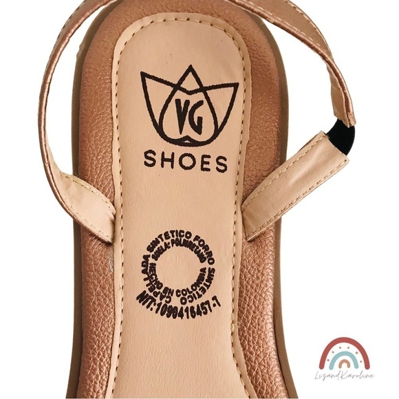 New! VG Shoes Colombian Faux Leather Braided Square Toe Flat Colombianas Sandals - Picture 6 of 7